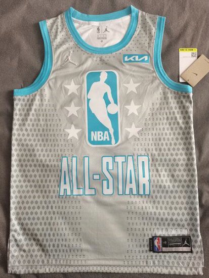 45 Mitchell 2022 All star game jersey grey